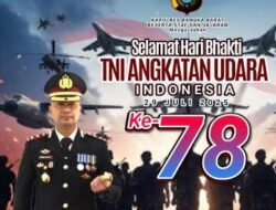 Peringati Hari Bhakti TNI AU, AKBP Pradana Aditya Tegaskan Komitmen Kebersamaan