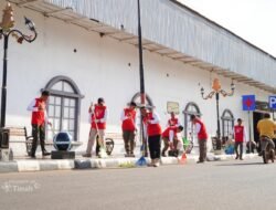 Bersatu untuk Lingkungan, PT Timah Tbk dan Forkopimda Basel Aksi Bersih Kota