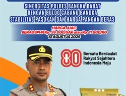 Sambut Kemerdekaan, Polres Bangka Barat Hadirkan Pangan Murah & Layanan Gratis