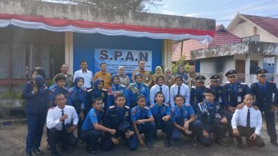 Kepala Dinas Perkimhub Bangka Tengah Hadiri Upacara Perdana SMK Penerbangan di Gedung Baru, Usulkan Perluasan Nama Sekolah