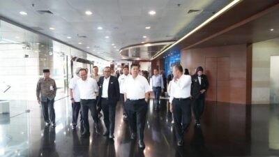 Gubernur Hidayat Arsani dan Kepala Daerah Babel Sambangi Kantor Pusat Bank Sumsel Babel di Palembang