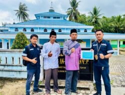 PT Timah Salurkan CSR untuk Pembangunan Pagar dan Paving Block Masjid Nurul Janah