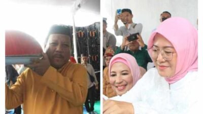 Kirab Nganggung Tuatunu, Prof Udin–Cece Dessy Tegaskan Pentingnya Melestarikan Budaya Islam