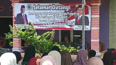 Reses Anggota DPRD Bangka Tengah Dapil III Jadi Ajang Dialog, Aspirasi Masyarakat Diserap