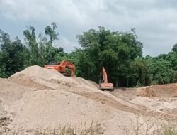 Tambang Timah Ilegal di Belakang Gudang Sosro Diduga Dikoordinir Inisial A
