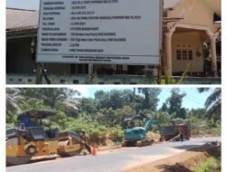 Pengawas Kontraktor Minta Berita Dikondisikan, Proyek Jalan Rp4,5 M Tanpa Rambu dan APD