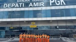 Taruna SMK Penerbangan Pangkalpinang Belajar Langsung Operasional Pesawat di Bandara Depati Amir