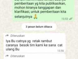 dr. Tri Wahyuni Pilih Teruskan Pesan Kontraktor Saat Ditanya Keretakan Puskesmas Selindung