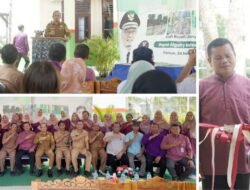 Algafry, Bupati Bangka Tengah, Resmikan Ruang Lab dan Administrasi SMPN 1 Lubuk Besar