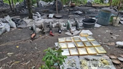 Dapur Pembuatan Balok Timah Ilegal Digerebek, Satgas Halilintar TNI AL Telusuri Peran Oknum Kepolisian “EL”