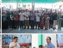 HUT ke-25 Babel, Gubernur Hidayat Arsani dan Bupati Bateng Salurkan Ratusan Paket Beras ke Tiga Desa