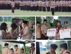 Bupati Bangka Tengah Algafry Buka Perkemahan Wirakarya Cabang IV Pramuka Bateng