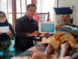 Perhatian PT TIMAH Tbk Ringankan Beban Biaya Medis Syamsul Bahri, Warga Karimun