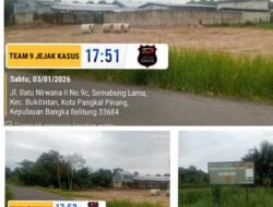 Diduga Kolong Akit Ditimbun Tanpa Izin, Lurah Tegas: “Dak De Izin E” — Ancaman Nyata Daerah Resapan Air Pangkalpinang