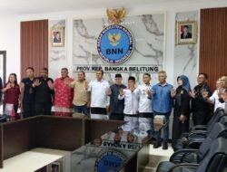 Kolaborasi dan Sinergi BNNP Babel Bersama PWI, Karang Taruna, dan APDESI dalam Perang Melawan Narkoba