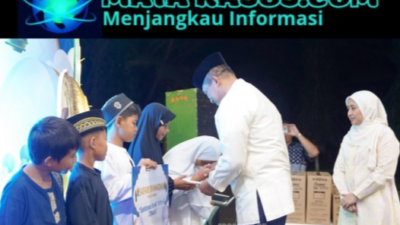 Senyum Nazwa Warnai Safari Ramadan PT Timah Tbk di Bangka