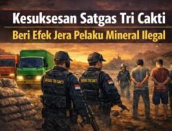 Satgas Tri Cakti Catat Pencapaian Penting, Negara Hadir di Tengah Maraknya Illegal Mining