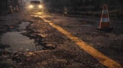 PPK Klaim Anggaran Pemeliharaan Jalan Nasional Rp600 Juta, Kualitas Tambalan Tetap Dipertanyakan