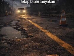 PPK Klaim Anggaran Pemeliharaan Jalan Nasional Rp600 Juta, Kualitas Tambalan Tetap Dipertanyakan