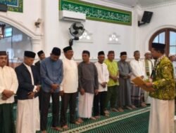 DKM Masjid Hakimah Arif Resmi Dilantik, Pemkot Pangkalpinang Dorong Masjid Jadi Pusat Pembinaan Umat