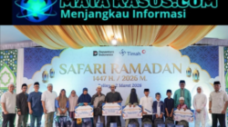 Berbagi Kepedulian di Safari Ramadan, Affan Terima Santunan PT Timah