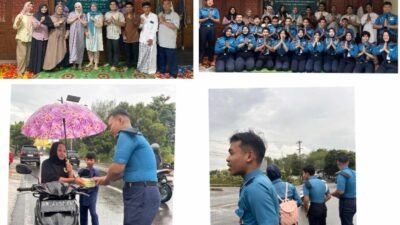 Keluarga Besar SMK Penerbangan Angkasa Nasional Pangkalpinang Gelar Bukber dan Aksi Berbagi Takjil