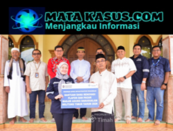 PT TIMAH Tbk Salurkan Bantuan untuk Masjid Agung Darussalam Belitung Timur