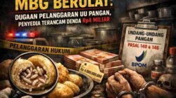 MBG Berulat di SMP 5 Pangkalpinang: Dugaan Pelanggaran UU Pangan, Penyedia Terancam Denda Rp4 Miliar