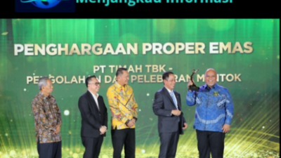 PT Timah Tbk Kantongi PROPER Emas, Tegaskan Komitmen Lingkungan Berkelanjutan