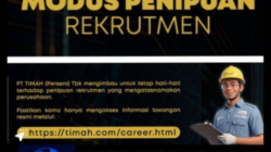 PT Timah Tbk Imbau Masyarakat Waspada Penipuan Rekrutmen Kerja