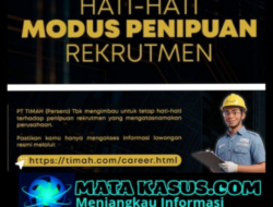 PT Timah Tbk Imbau Masyarakat Waspada Penipuan Rekrutmen Kerja