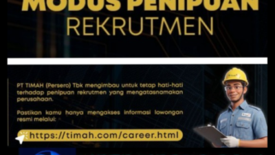 PT Timah Tbk Imbau Masyarakat Waspada Penipuan Rekrutmen Kerja