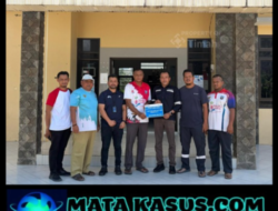 PT Timah Tbk Dukung HUT ke-18 Desa Permis Lewat Turnamen Voli dan Jalan Santai