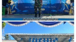 Komandan Pos Koramil 01 Sungailiat Hadiri Pelepasan Siswa SDN 16 Kenanga, Beri Motivasi Raih Cita-cita