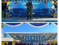 Komandan Pos Koramil 01 Sungailiat Hadiri Pelepasan Siswa SDN 16 Kenanga, Beri Motivasi Raih Cita-cita