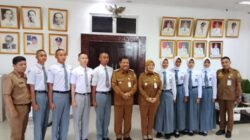 Wali Kota Pangkalpinang Lepas Empat Calon Paskibraka ke Seleksi Tingkat Provinsi