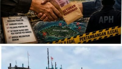 Siapa Bermain di Balik Tambang Ilegal Pulau Lampu? Dugaan Setoran Mingguan 500 Ribu per Ponton Mulai Terbongkar