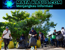 Peduli Lingkungan, PT Timah Tbk Gotong Royong Bersihkan Pantai Tambak Udang