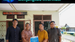 Dukung Kamtibmas, PT Timah Tbk Bantu Pos Kamling di Bangka Tengah