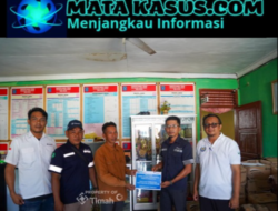 PT Timah Tbk Dukung Pembangunan Pos Kamling Desa Kulur