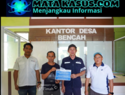 Perkuat Keamanan Warga, PT Timah Tbk Bantu Pos Kamling Desa Bencah