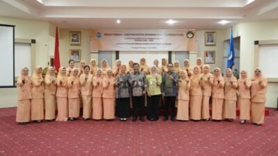 Serah Terima Ketua DWP Kota Pangkalpinang Digelar, Tongkat Estafet Kepemimpinan Berlanjut