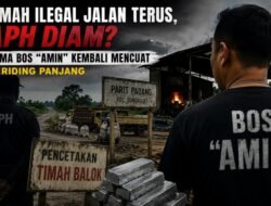 Ketegasan APH Dipertanyakan, Big Boss “Amin” Diduga Leluasa Jalankan Gurita Timah Ilegal di Riding Panjang