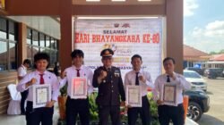 Polsek Lepar Pongok Tuai Penghargaan di HUT Polri ke-80, Bukti Nyata Pengabdian untuk Masyarakat Kepulauan
