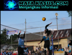 PT Timah Tbk Dukung Turnamen Voli Putri Kades Cup Desa Terong
