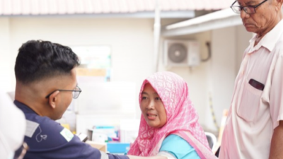 Bulan Bakti HUT Ke-50 PT Timah Tbk, Ratusan Warga Sungailiat Manfaatkan Pengobatan Gratis