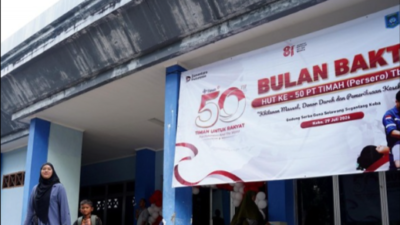 Bulan Bakti HUT ke-50 PT Timah Tbk Hadir di Bangka Tengah, Ratusan Warga Ikuti Khitanan Massal dan Layanan Kesehatan Gratis