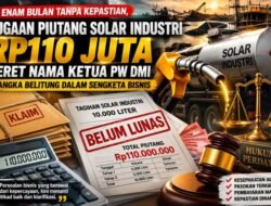 Enam Bulan Tanpa Kepastian, Dugaan Piutang Solar Industri Rp110 Juta Seret Nama Ketua PW DMI Bangka Belitung dalam Sengketa Bisnis