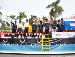 Pawai HUT ke-81 RI, PT Timah Tbk Hadirkan KIP dan Tugboat