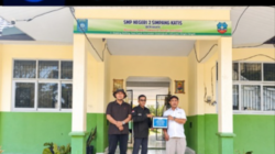 PT Timah Tbk Perkuat Fasilitas Literasi SMPN 2 Simpang Katis